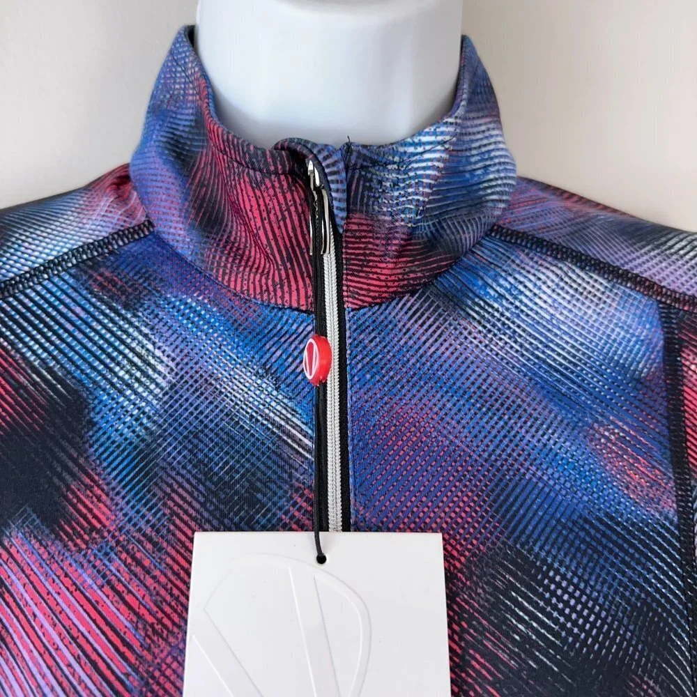 NWT‎ Sunice Girls' Hailey Stretch Knit Half-Zip Pullover Bae layer Size M